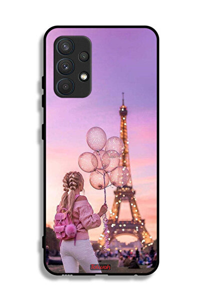 Tolwak غطاء حماية لهاتف سامسونج جالاكسي A32 4G بطبعة فتاة تحمل بالونات