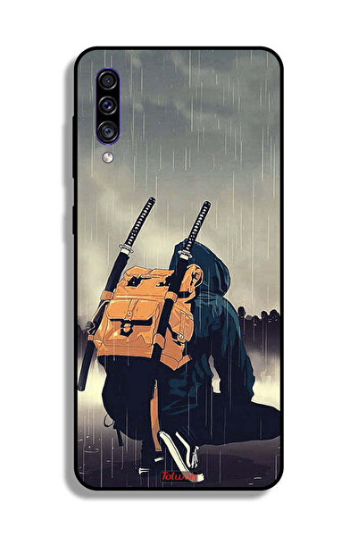 Tolwak غطاء حماية لهاتف سامسونج جالاكسي A50s بتصميم سيف ساموراي الرقمي