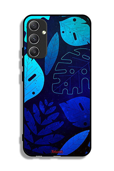 Tolwak غطاء حماية لهاتف سامسونج جالاكسي A34 5G بنقشة أوراق الشجر