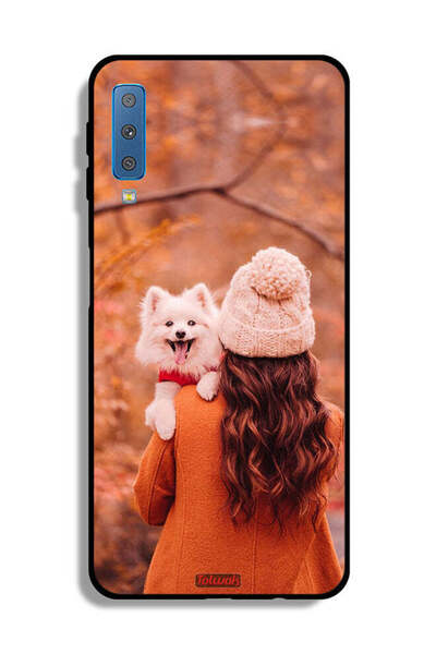 Tolwak غطاء حماية لهاتف Samsung Galaxy A7 (2018) يحمل جروًا