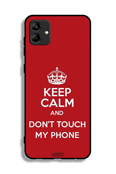 Tolwak Samsung Galaxy A04e Protective Case Cover Keep Calm And Dont Touch My ...