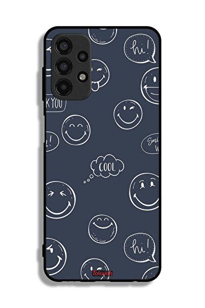 Tolwak Samsung Galaxy A13 4G Protective Case Cover Cool Faces Tags