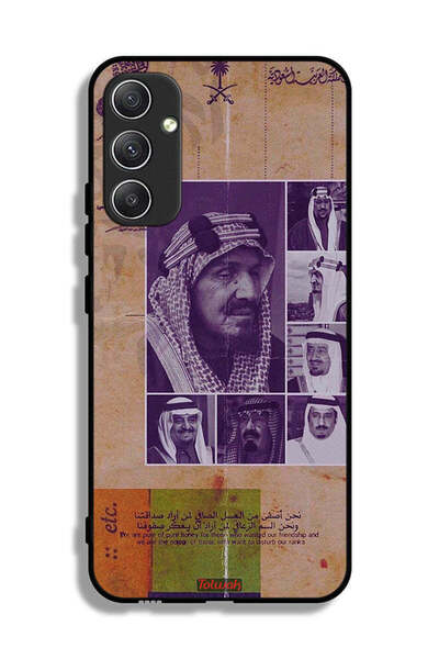 Tolwak غطاء حماية لهاتف سامسونج جالاكسي A34 5G - صور قديمة لملوك السعودية