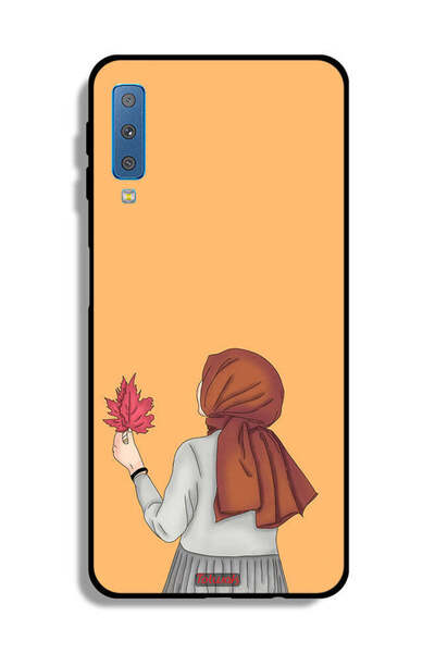Tolwak غطاء حماية لهاتف Samsung Galaxy A7 (2018) يحمل ورقة شجر
