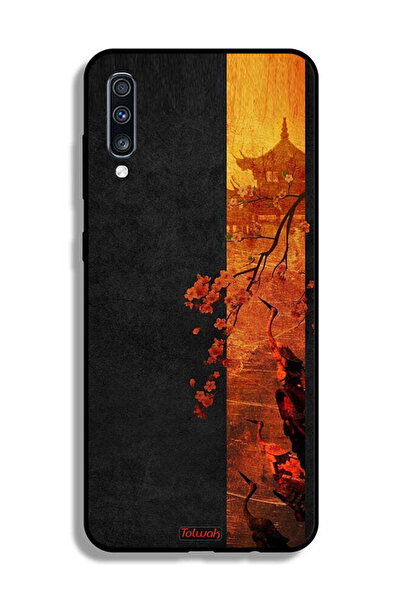 Tolwak غطاء حماية لهاتف Samsung Galaxy A70 بألوان الخريف الفنية