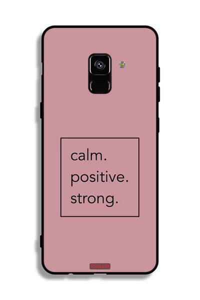 Tolwak غطاء حماية لهاتف سامسونج جالكسي A8 بلس (2018) - هادئ، إيجابي، قوي