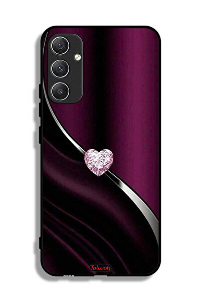 Tolwak غطاء حماية لهاتف سامسونج جالاكسي A34 5G بتصميم قلب ماسي