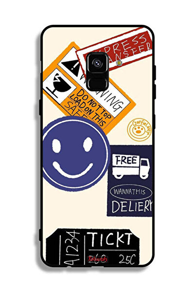 Tolwak غطاء حماية لهاتف Samsung Galaxy A8 Plus (2018) مع ملصق نقل سريع مجاني