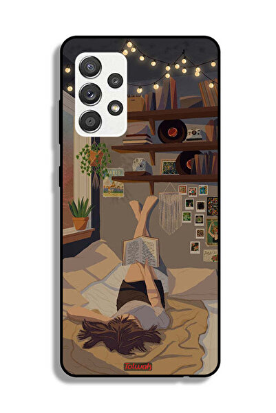 Tolwak Samsung Galaxy M32 5G Protective Case Cover Studying Art