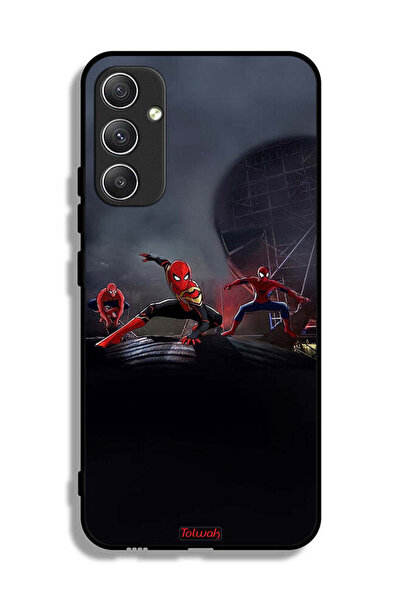Tolwak Samsung Galaxy A34 5G Protective Case Cover Three Spiders