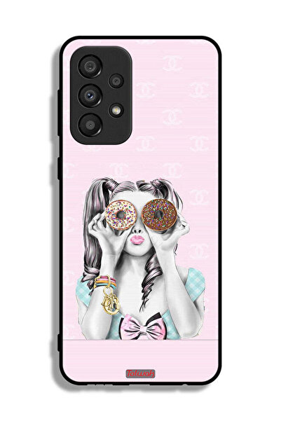 Tolwak غطاء حماية لهاتف Samsung Galaxy A33 5G يحمل قطعتين من الدونات