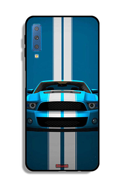 Tolwak غطاء حماية لهاتف Samsung Galaxy A7 (2018) بتصميم سيارة فنية تجريدية