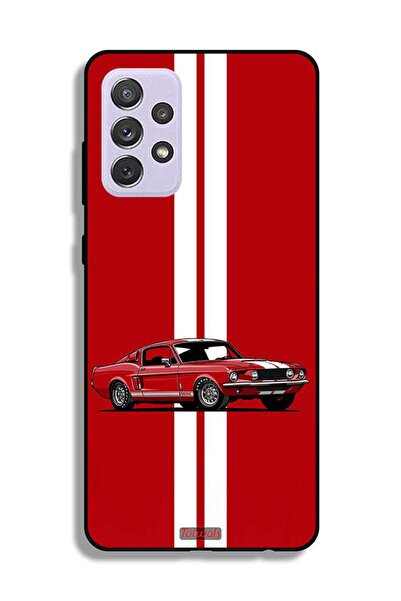 Tolwak Samsung Galaxy A72 5G Protective Case Cover Vintage Car Abstract Art