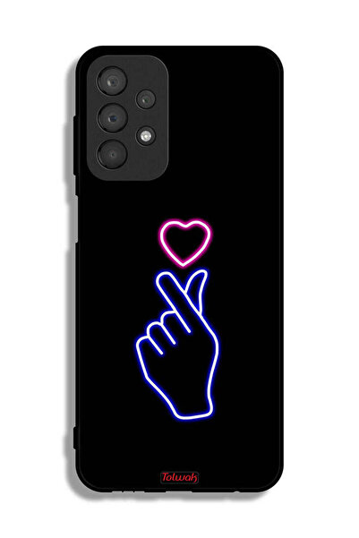 Tolwak غطاء حماية لهاتف Samsung Galaxy A23 بتصميم قلب سريع