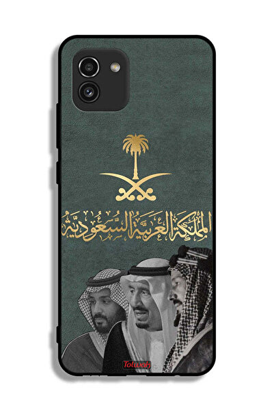 Tolwak غطاء حماية لهاتف سامسونج جالكسي A03 الملك سلام وعبد العزيز ومحمد