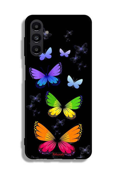 Tolwak Samsung Galaxy A13 5G Protective Case Cover Colorful Butterflies