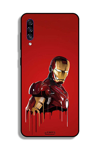 Tolwak غطاء حماية لهاتف سامسونج جالكسي A50s برسومات الرجل الحديدي