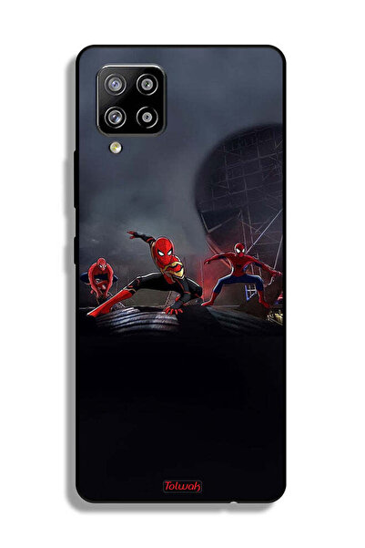 Tolwak Samsung Galaxy A42 5G Protective Case Cover Three Spiders