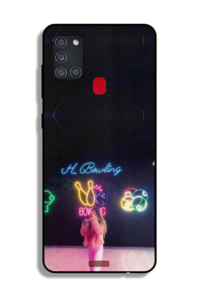 Tolwak Samsung Galaxy A21s Protective Case Cover Bowling Lover