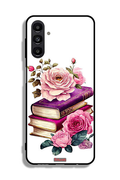Tolwak Samsung Galaxy A13 5G Protective Case Cover Roses And Books