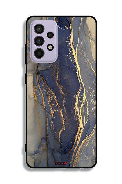 Tolwak غطاء حماية لهاتف سامسونج جالاكسي A52s 5G بنمط رخامي لامع