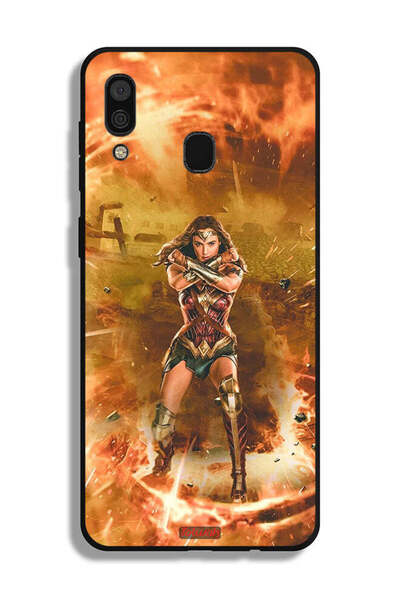 Tolwak غطاء حماية لهاتف Samsung Galaxy A20 بتصميم Wonder Women