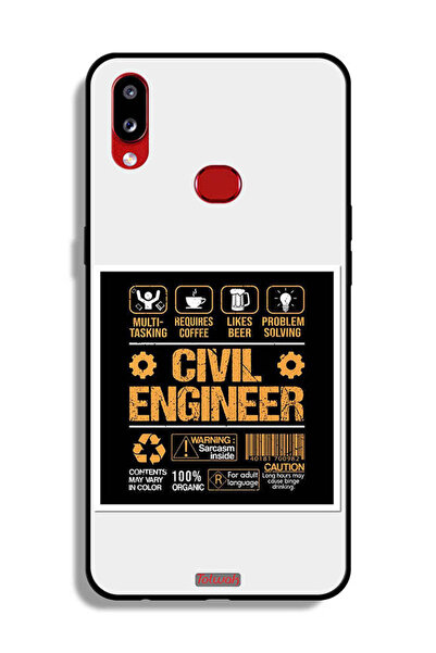 Tolwak غطاء حماية لهاتف Samsung Galaxy A10s، ملصق مهندس مدني