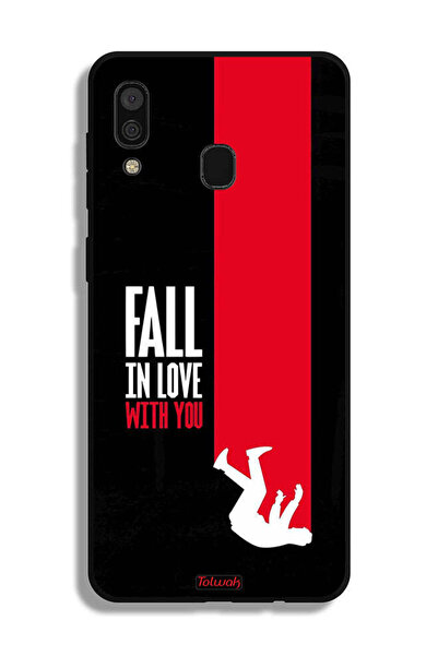 Tolwak غطاء حماية لهاتف Samsung Galaxy A20 - "Fall In Love With You"