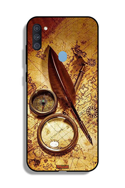 Tolwak غطاء حماية بتصميم بوصلة عتيقة من سامسونج جالكسي A11