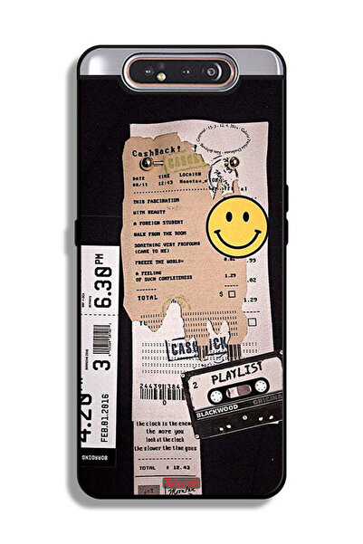 Tolwak غطاء حماية لجهاز Samsung Galaxy A80 مع ملصق قائمة تشغيل