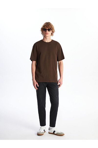 LC Waikiki Μαύρο ανδρικό τζιν παντελόνι Loose Fit 710