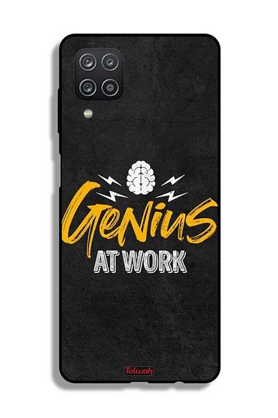 Tolwak غطاء حماية لهاتف Samsung Galaxy A12 Genius At Work