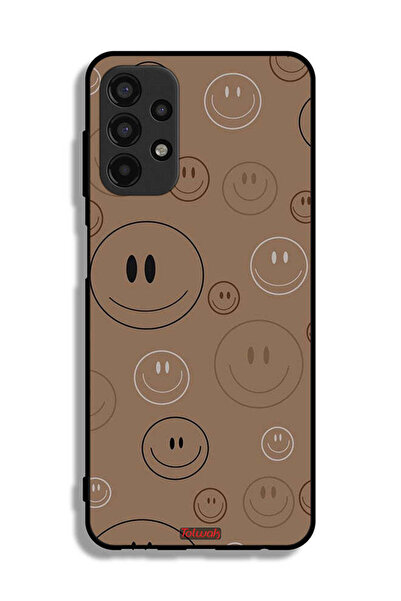 Tolwak Samsung Galaxy A13 4G Protective Case Cover Smiley Faces Pattern