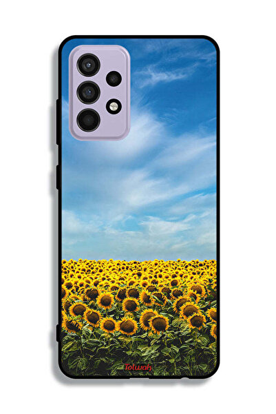 Tolwak غطاء حماية لهاتف سامسونج جالاكسي A52s 5G بطبعة عباد الشمس تحت السماء