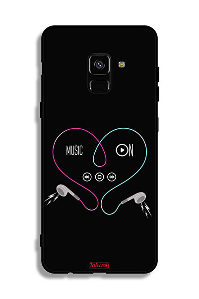Tolwak غطاء حماية لهاتف Samsung Galaxy A8 Plus (2018) مع موسيقى