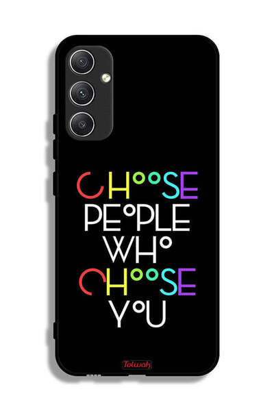 Tolwak Samsung Galaxy A34 5G Protective Case Cover Choose People Who Choose You
