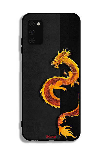 Tolwak Samsung Galaxy A02s Protective Case Cover Dragon Art