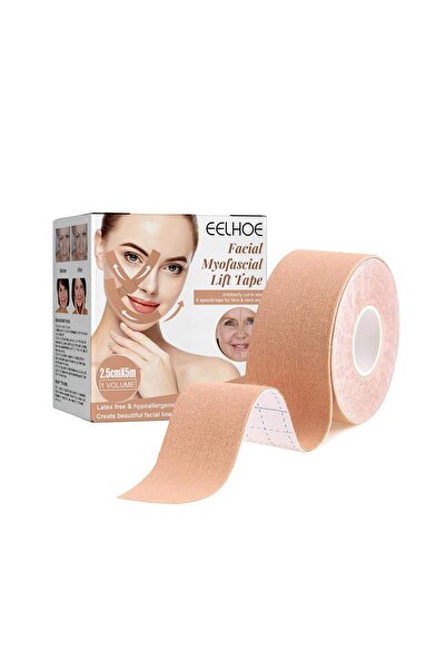 Choice 1 لفة 2 لفة شريط شد الوجه العضلي اللفافي، شريط وجه بزيت الخروع، شد الو...
