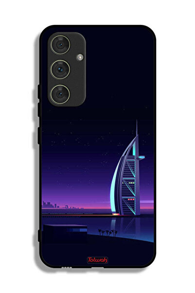 Tolwak غطاء حماية لهاتف سامسونج جالكسي A54 5G، برج العرب، فن رقمي