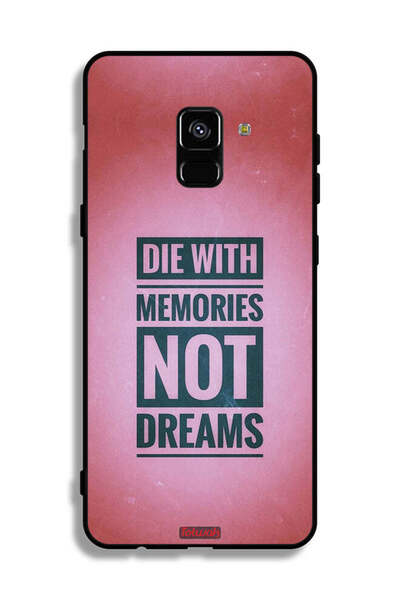 Tolwak غطاء حماية لهاتف سامسونج جالكسي A8 بلس (2018) بنقشة ذكريات لا أحلام