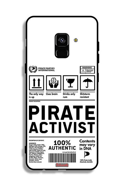 Tolwak غطاء حماية لهاتف Samsung Galaxy A8 Plus (2018) - ملصق ناشط خاص