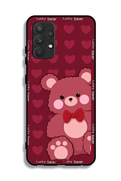 Tolwak غطاء حماية لهاتف سامسونج جالاكسي A32 4G - الدب المحظوظ