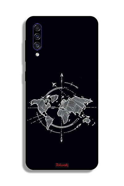 Tolwak غطاء حماية لهاتف سامسونج جالاكسي A30s برسومات البوصلة