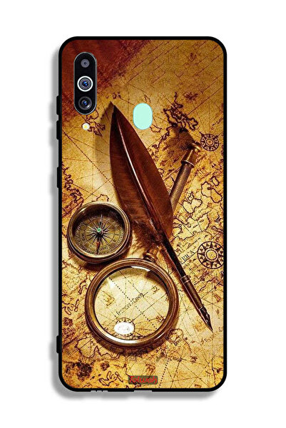 Tolwak غطاء حماية بتصميم بوصلة عتيقة من سامسونج جالكسي A60