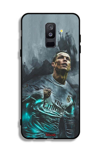 Tolwak غطاء حماية لهاتف Samsung Galaxy A6 Plus (2018) بتصميم كريستيانو رونالدو