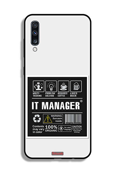 Tolwak غطاء حماية لجهاز Samsung Galaxy A70 - ملصق مدير تكنولوجيا المعلومات