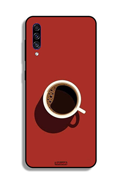 Tolwak غطاء حماية لهاتف Samsung Galaxy A50 بتصميم فن فنجان القهوة