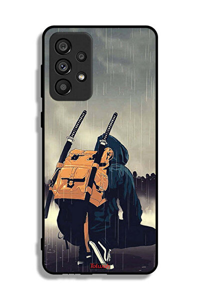 Tolwak غطاء حماية لهاتف سامسونج جالاكسي A73 5G بتصميم سيف ساموراي الرقمي