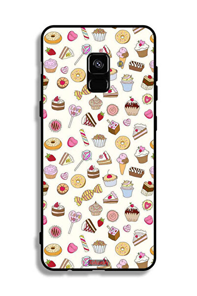 Tolwak غطاء حماية لهاتف Samsung Galaxy A8 Plus (2018) بنمط العناصر المفضلة