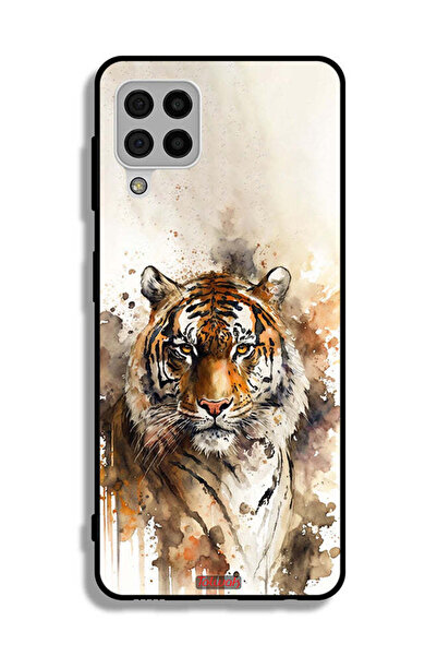 Tolwak غطاء حماية لهاتف سامسونج جالاكسي A22 4G بنقشة الفهد التجريدي